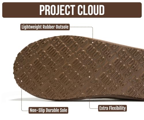 Image of Project Cloud Mens Slippers Genuine Leather Australian Shearling Slippers