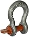 CM M647G Super Strong Anchor Shackle with Galvanized Screw Pin, 1 Ton Work Load Limit, 5/16