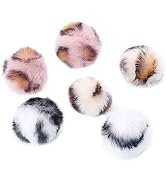 iplusmile 6pcs Indoor Playset Kitten Teething Toys Kitten Toys Cat Plush Ball Toy Cat Toy Balls F...
