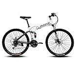 Accesorios de alta calidad: neumáticos robustos de buena calidad, cadenas, engranajes y pedales;Cómodo asiento de bicicleta;Marco firme.Además de ser utilizado como bicicleta de montaña, también es muy adecuado para uso diario: trabajo, escuela, ejercicio.