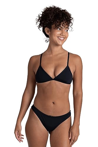 JOLYN Dreya Mid-Rise Bikini Bottom, Cheeky Women's Athletic Swimsuit Bottom, Sport Bathing Suit Bottom for Women