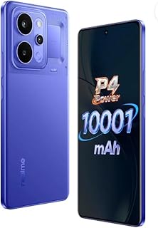 realme P4 Power 5G Smartphone, 8GB RAM, 256GB Storage, TransBlue, 10001mAh Battery