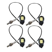 4X 234-4587 O2 Oxygen Sensor Upstream Downstream Compatible with 2004-2007 Dodge Ram 1500 Magnum Charger Commander Liberty Chrysler 300 Mitsubishi, Replace 56028994AA
