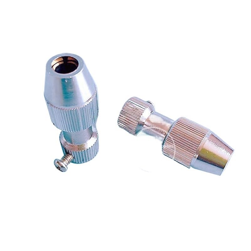 1/2/5pcs lab Dedicated Copper Chuck for Stainless Steel Rod or PTFE Stirring Rod JJ-1 Electric Mixer Equipment Accessories(8mmx7mm 2pcs)