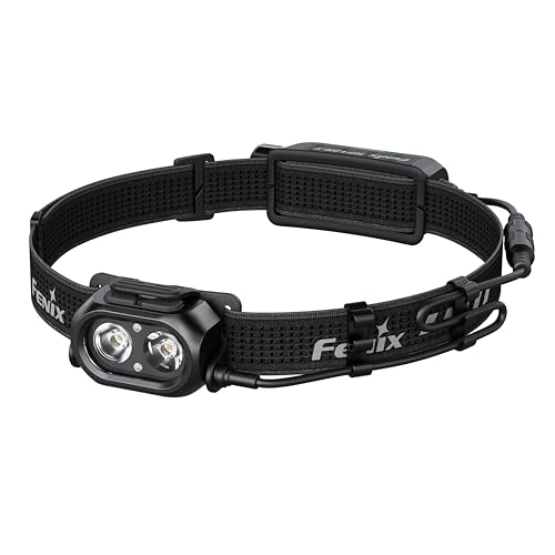 Linterna frontal recargable Fenix HP12R-T con 1300 lúmenes y haz doble para running