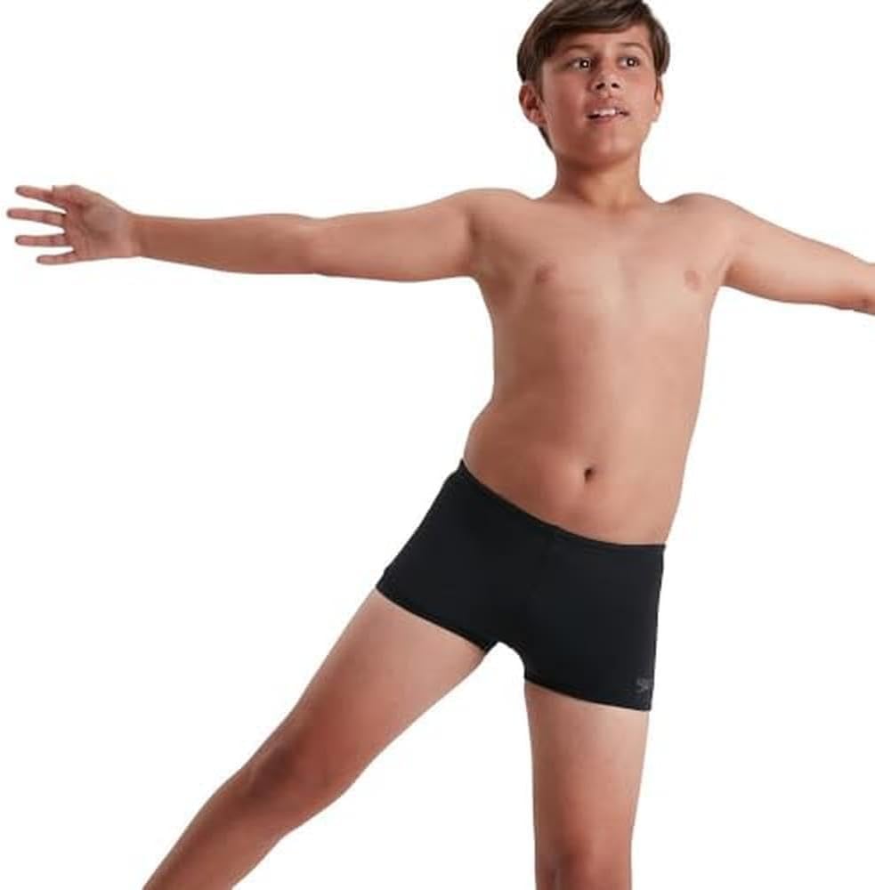 Speedo Jungen ECO Endurance+ Aquashort Badehose | Chlorbeständig | Schnelltrocknend | Stretchmaterial | Recyclingmaterial | Bequeme Passform