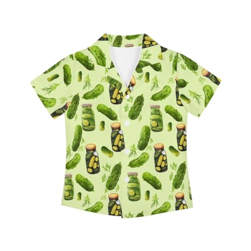 SYtrade Hawaiian Shirts for Kids Short Sleeve Button Down Summer Casual Aloha Shirt