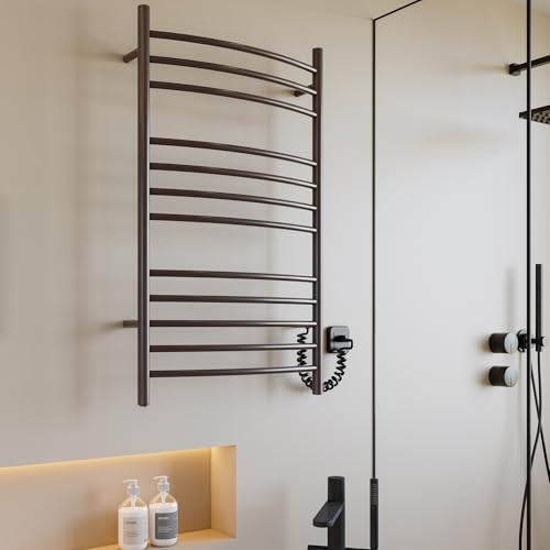 HEATGENE Towel Warmer, Heated Towel Rack, Plug-in/Hardwired Venetian Bronze by HEATGENE - Image 7