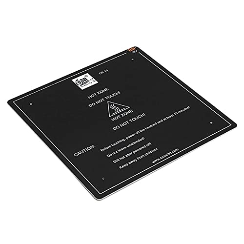Lysee 3D Printer Parts & Accessories - Printer 310/410MM Aluminum Build Plate Heated Bed for CR-10 Hotbed 12V 3103103MM/4104103MM - (Size: 410MM)