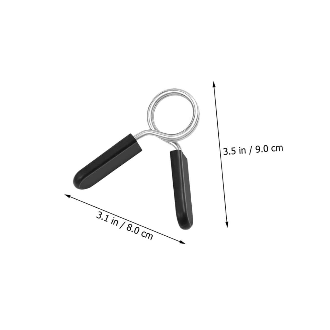 BCOATH 4pcs Barbell Clips for Weightlifting Dumbbell Collars Spring Clip Collars