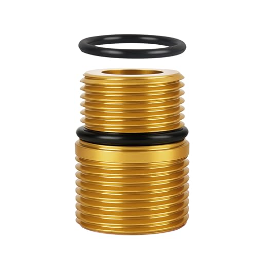 Pressure Washer Water Pump Fitting 7110264 Replacement Simpson 3100 3400 Water Pump Cleaning Hose M20 Male to M22 Male Pressure Washer Fitting - Gold