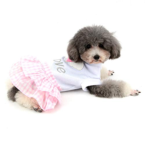 Zunea - Vestito estivo per cani, motivo a quadri