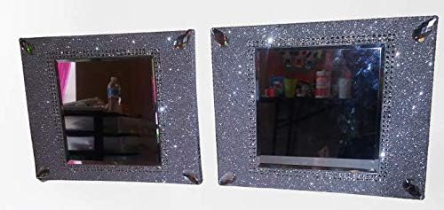 Square Diamond Glam Mirror Set
