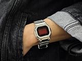 Casio Męski cyfrowy zegarek kwarcowy G-Shock Fine Metallic