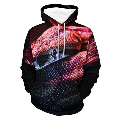 Sweats à capuche serpent rouge : finissez-en avec les pulls inconfortables
