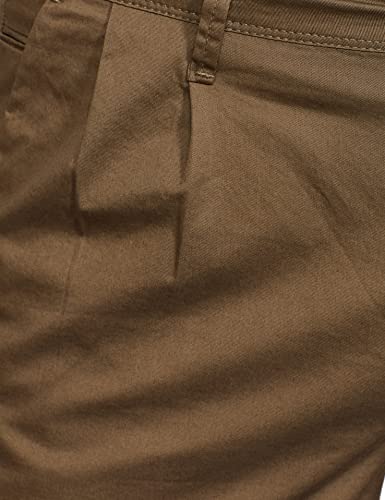 Image of Spykar Mens Cotton Olive Solid Trousers
