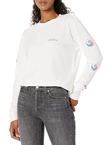 Billabong Women's Classic Long Sleeve Graphic Tee, Summer of Love, L