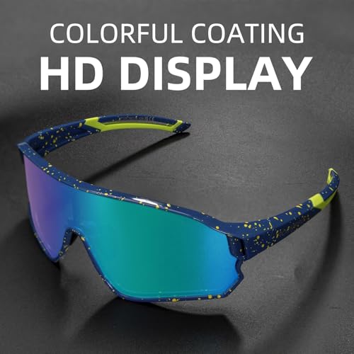 Image of ROCKBROS Polarized Sports Sunglasses Men Women - UV400 Protection Goggle with Myopia Frame for Running Cycling Driving