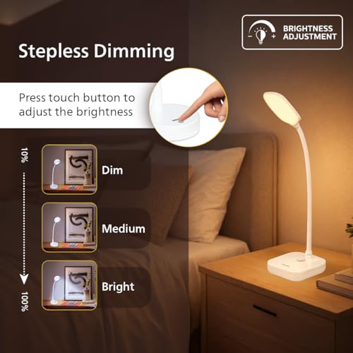 Image of Philips 5W VION White LED Desk Light | 3-in-1 Study & Table Lamp | EyeComfort Technology | Adjustable Design | Energy Efficient LED Lamp for Study, Work & Reading | Pack of 1