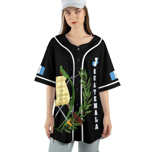 Custom Guatemala Baseball Jersey, Personalized Guatemalan Flag Pride Shirt for Men and Women, Personalized Guatemala Jersey miniatura 6