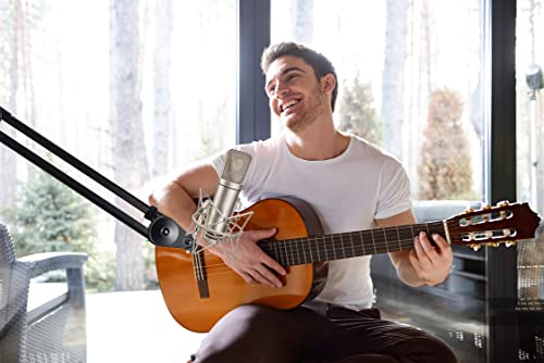 Image of U87 Ai Shock Mount - Microphone Mount Compatible for Neumann U87 Ai,U67 Set,U89 i and TLM 67 Condenser Mic by SUUNTOK,Silver