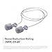 3M E-A-R Pistonz Earplugs P1401, Corded, Case of 400