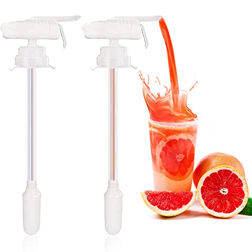 2 Pack Automatic Drink Dispenser Pump, Electronic Milk Dispenser, Prevent Water Juice from Overflowing, Milk Dispenser for Fridge, Beverage Dispenser For Home Kitchen, Outdoor, Party