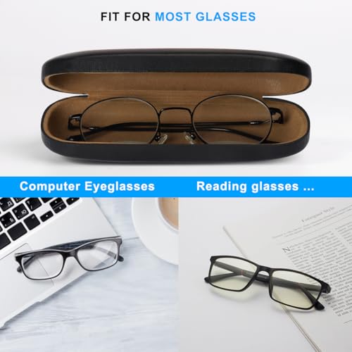Image of RayLove Unisex Hard Shell Eyeglasses Cases, Protective Case For Glasses