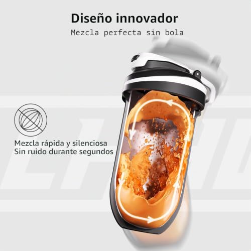 Coctelera de proteínas de acero inoxidable 500ml LHHW batido de proteínas sin BPA 3