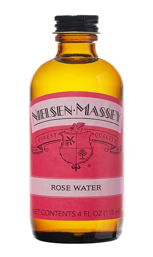 Nielsen-Massey Rose Water For Baking, Cooking And Drinks, 4 Ounce Bottle