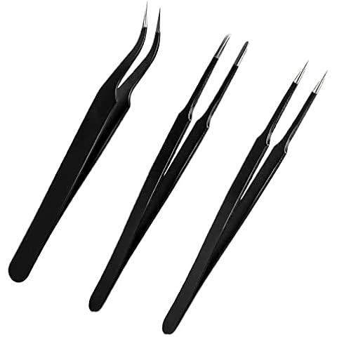 3pcs Anti-Static Precision Tweezers Set Cover