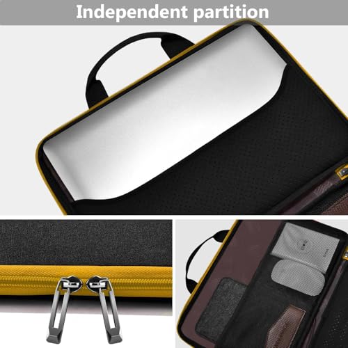 Image of Hseok Laptop Sleeve 13-14 Inch Case Briefcase Compatible with MacBook Neo Pro 14 M5 /M4 /M3 /M2 /M1, All Models 13.3 Mac Air /Pro, XPS 13 14, Most Popular 13 inch-14 inch Notebooks,B01YL01