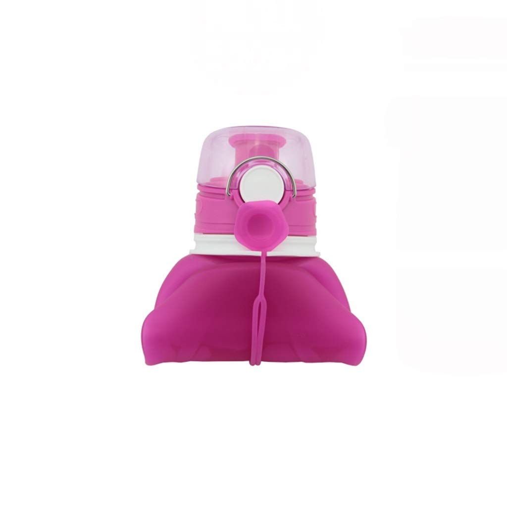 Bottiglia d'Acqua Pieghevole, Portatile for Alpinismo Campeggio Regolabile (5 Colori)