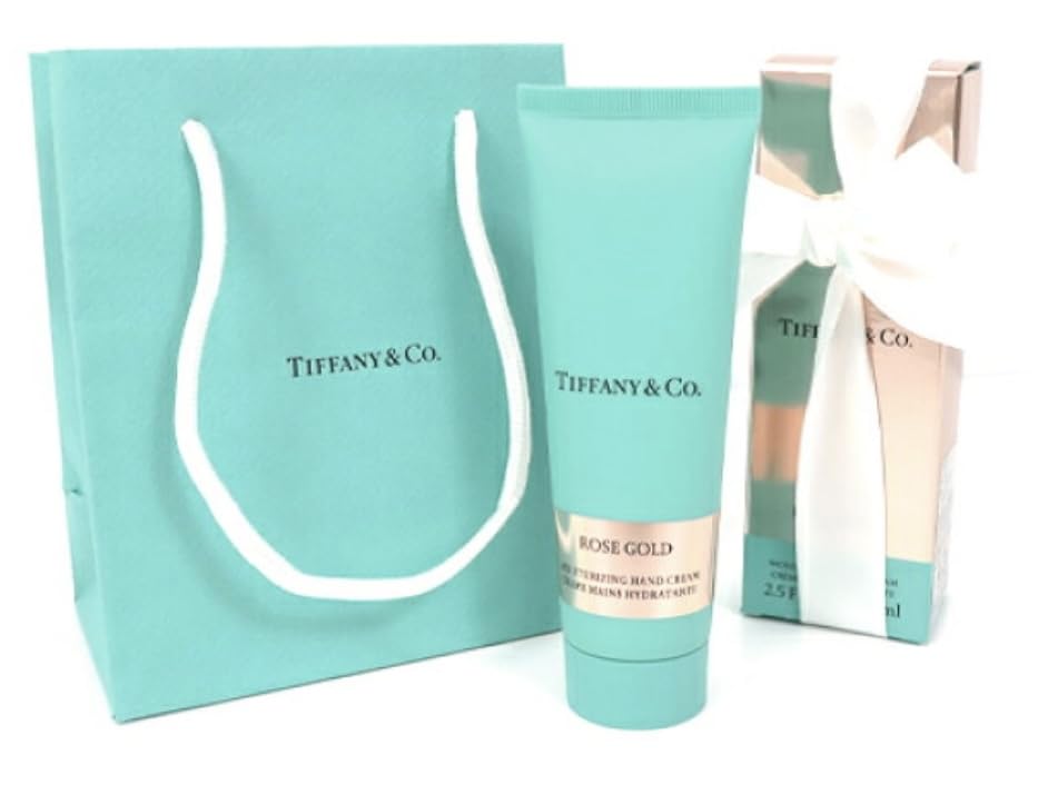 Tiffany ローズゴールドハンドクリーム&ボディローションセット