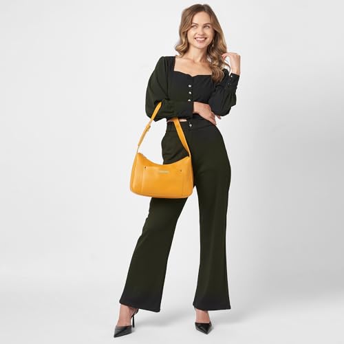 Image of Caprese Selma Medium Hobo Shoulder Bag for Women| Stylish, Versatile Handbag for Everyday Use | Perfect for Casual Outings, Work, Travel, and Special Events | Spacious Design