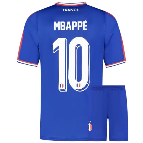 Ensemble Foot France Domicile avec Maillot Mbappe Enfant