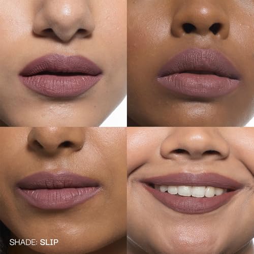 Image of Fae Beauty Lip Whip 12Hr Comfortable Matte Liquid Lipstick (10ml) | Waterproof | Long Wear | Non Drying | Soft Mousse Smudgeproof Formula | Vegan | With Moisture Lock Technology | Enriched with Vitamin E and Cherry Coffee - Slip