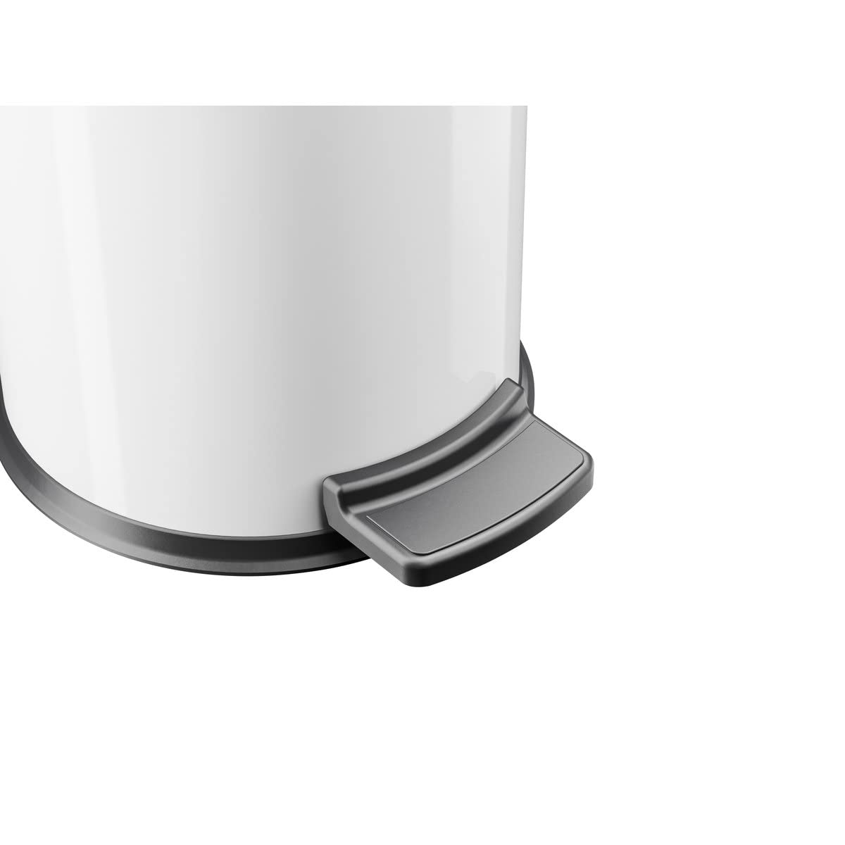 Hailo Pedal Bin - 4L White -3