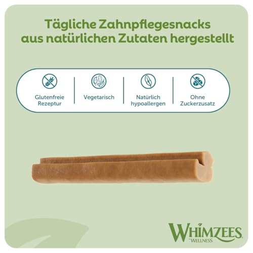 WHIMZEES Puppy Stix, Kauknochen für kleine Welpen, Hundesnack zur Zahnpflege, Größe XS/S, 28 Stück, ohne Zuckerzusatz, getreidefrei, natürlich, fettarm
