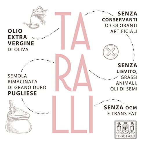 Terre Dei Trulli Taralli Pugliesi Tradizionali - 2 Secchielli Da 2 Kg | Taralli Artigianali Per Uno Snack Veloce E Gustoso | Snack Salati Per Un Aperi Snack Genuino - 4