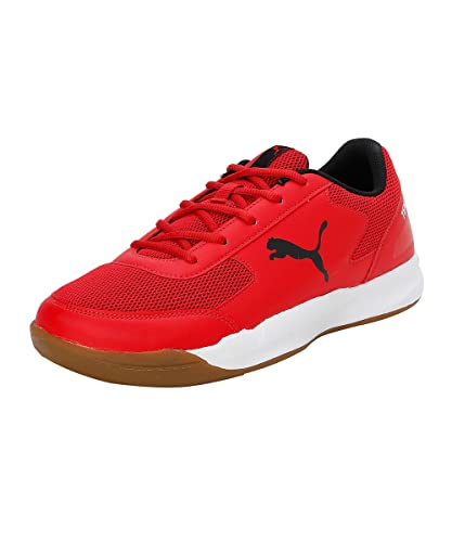 Puma Unisex Adult Adcourt Red Badminton Shoes 10 UK
