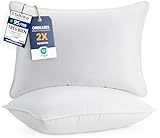 Utopia Bedding Pillow (Lot de 2), 50 x 70 cm, Oreiller de Sommeil, Coussin Respirant et Doux (Blanc)