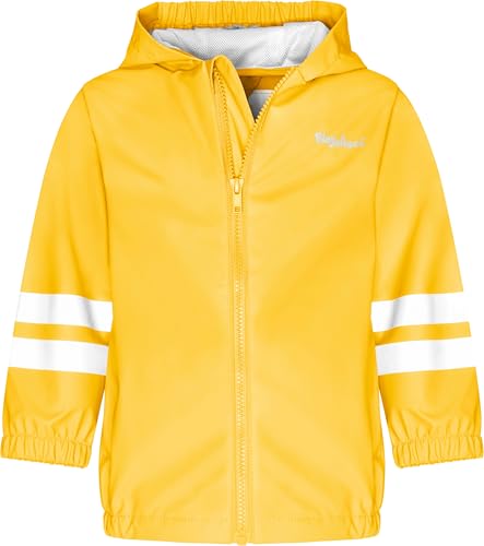 Playshoes Unisex Kinder Basic Regenjacke, Uni Gelb, 140