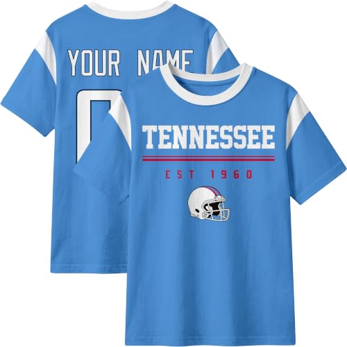 Image of T-Shirt Custom Crewneck Short Sleeve for Men Gifts | Custom T-Shirt Personalized Name and Number