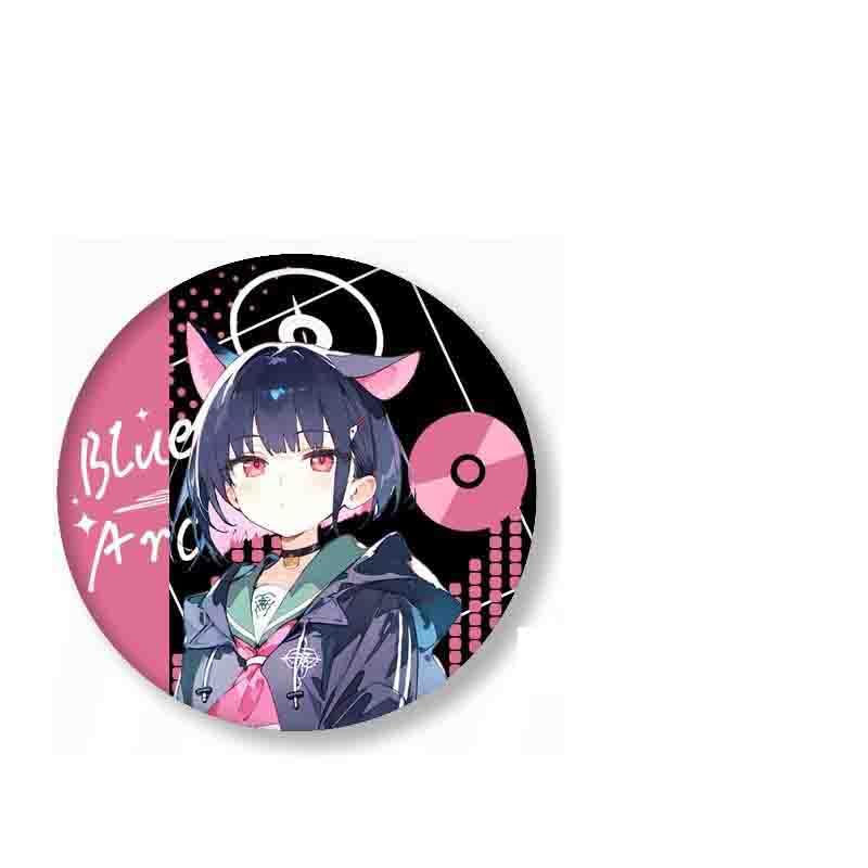 Amazon.co.jp: ブルーアーカイブ 缶バッジ ブローチ バッジ 6個セット