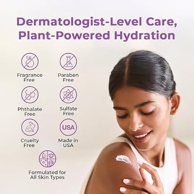 VitaMedica Hyaluronic Acid Body Moisturizer for Crepey & Aging Skin Firming, 24-Hour Hydration Professional-Grade Formula with Algae, Aloe & Panthenol Fragrance Free