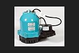 Little Giant ES33D1 506420 Energy Saving 1/3 HP Sump Pump, Steel