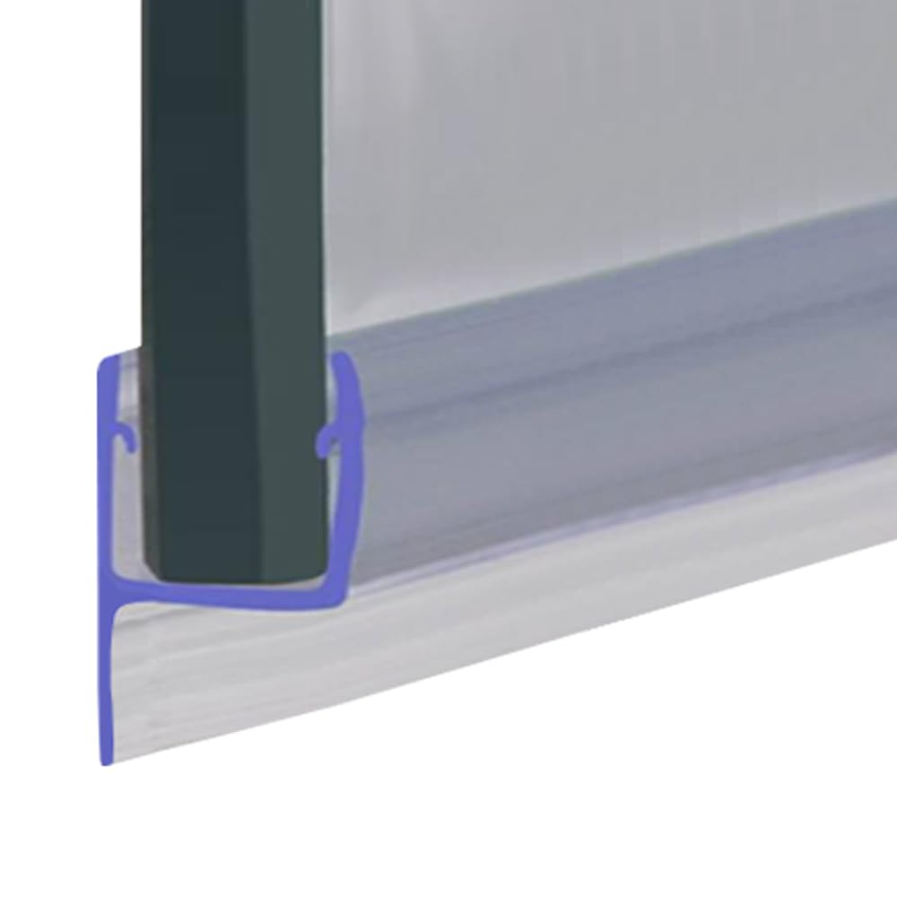 Shower Seal Uk Ltd Clear Shower Or Bath Screen Door Seal | Fits 8, 9 Or 10Mm Glass | Rigid 15Mm Fin | 90Cm, 140Cm, 200Cm Or 250Cm Long | | Fin011 (25Mm Sample)