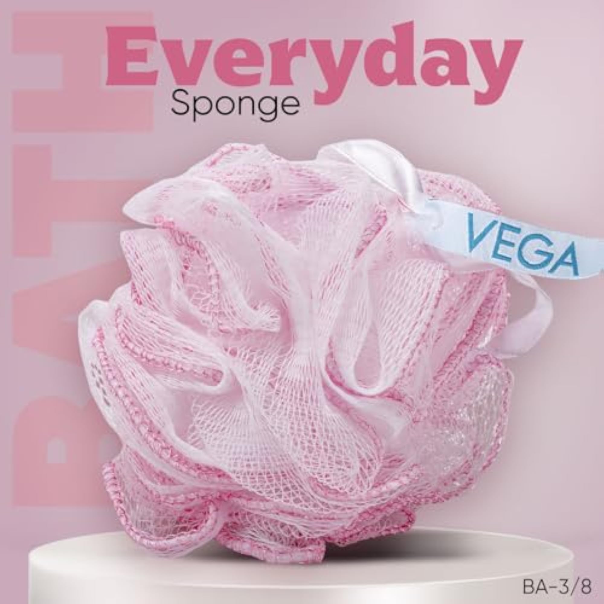 Everyday Bath Sponge & Body Scrubber for Gentle Cleansing