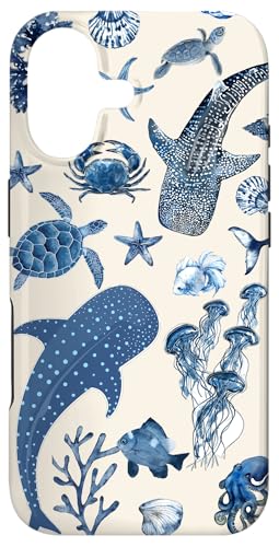 Ocean Sea Coral Reef Whale Shark Case for iPhone 17